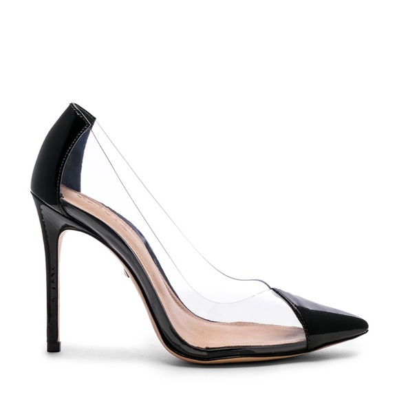 Schutz cendi heels 10.5 black transparent - Picture 2 of 5